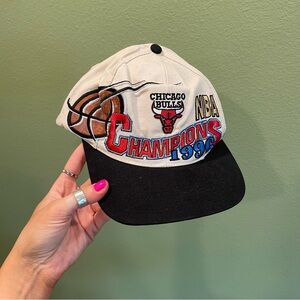1996 NBA Chicago Bulls Basketball Champions Snapback Hat